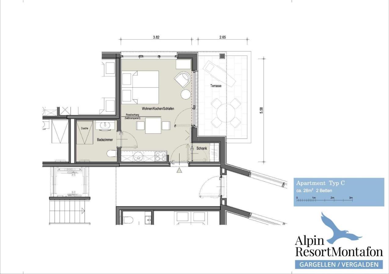 Apartment Typ C Im Alpin Resort Mo Gargellen Exterior foto